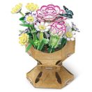 CubicFun Carnation Flower Bouquet 3D Puzzle - Szegfű kiscsokor W3300h