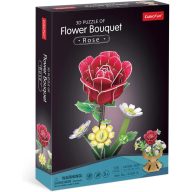   CubicFun Rose Flower Bouquet 3D Puzzle - Rózsa kiscsokor W3301h
