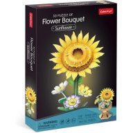   CubicFun Sunflower Bouquet 3D Puzzle - Napraforgó kiscsokor W3303h