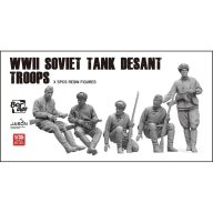   Border Model WWII Soviet Tank Desant Troops (5 pcs. Resin Figures) 1:35 (BR-004)