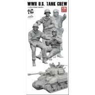 Border Model WW II U.S. Tank Crew (4 pcs) 1:35 (BR-007)