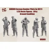   Border Model German Bomber Pilots for He 111 Ground Condition (5 pcs) 1:35 (BR-009)