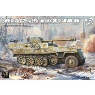   Border Model Sd.Kfz.251/22 w/ 7,5 cm PaK 40 Pakwagen 1:35 (BT-043)