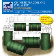 Bronco Chinese PLA 200L Oil Drum set 1:35 (AB3519)