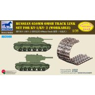   Bronco Russian 650mm Omsh Track Link Set For KV-1S/KV-85/SU-152(Workable) 1:35 (AB3560)