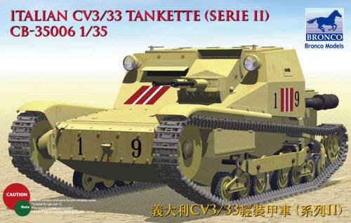 Bronco Italian CV L3/33 Tankette (Serie II) 1:35 (CB35006)