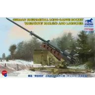  Bronco German Rheinmetall Rheinbote Rakete Rheinbote(Rh.Z.61/9) and launcher 1:35 (CB35048)