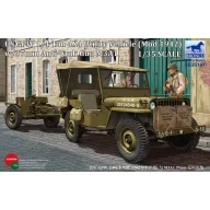   Bronco US GPW 4x4 Light Utility Truck w/37mm Anti-Tank Gun M3A1 1:35 (CB35107)