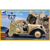   Bronco Italian Light Civilian Car(Open Top) w/Lady & Dog 1:35 (CB35165)