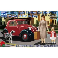  Bronco Italian Light Civilian Car (Hard Top) w/Lady & Girl 1:35 (CB35167)