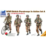  Bronco WWII British Paratroops In Action Set A 1:35 (CB35177)