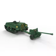   Bronco British Loyd Carrier with 6 Poundener Anti-Tank Gun 1:35 (CB35189)