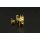 Brengun Table and chairs 1:144 (BRL144028)
