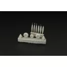 Brengun P-38 Wheels -proppelers (Fujimi kit) 1:144 (BRL144146)