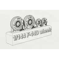 Brengun F-14D wheels 1:144 (BRL144155)