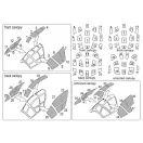Brengun Do-335 Pfeil All versions - canopy masks 1:144 (BRL144206)