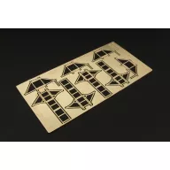 Brengun Luftwaffe wheel chocks (two types) 1:32 (BRL32013)