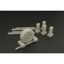 Brengun US Navy wheel chocks (modern) 1:32 (BRL32018)