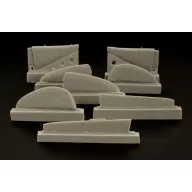   Brengun MiG 3 control surfaces (ICM and ALANGER kit) 1:48 (BRL48027)