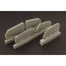 Brengun Spitfire MkIX control surfaces - early - for Airfix kit 1:48 (BRL48030)