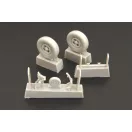 Brengun Huricane wheel set 1:48 (BRL48039)