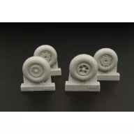   Brengun Wheels for F Barracuda Mk II (two types) 1:48 (BRL48041)