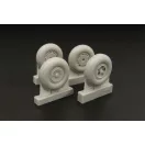 Brengun Wheels for F Barracuda Mk II (two types) 1:48 (BRL48041)