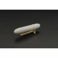   Brengun 50gal cigar fuel tank w-rack (double pack) 1:48 (BRL48068)