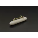 Brengun 50gal cigar fuel tank w-rack (double pack) 1:48 (BRL48068)