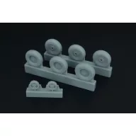   Brengun Spitfire 3 spoke wheels set (3 types of tires) 1:48 (BRL48096)