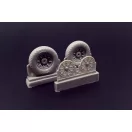 Brengun F4U Corsair Diamond Thread Wheels set 1:48 (BRL48113)