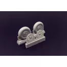 Brengun F4U Corsair Ribbed Thread Wheels set 1:48 (BRL48115)