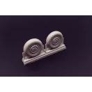 Brengun F4U Corsair Late Ribbed Thread (late '50s) Wheels set 1:48 (BRL48118)