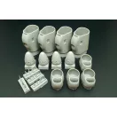 Brengun C-130J engine nacells (Italeri kit) 1:48 (BRL48123)