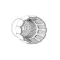 Brengun F-16C-D block 40-50 GE F110 engine nozzle (Tamiya) 1:48 (BRL48126)
