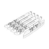 Brengun F/A-18 A/B/C/D Hornet pylones 1:48 (BRL48138)