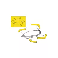   Brengun Extra EA-300L Canopy masks (Brengun kit) 1:48 (BRL48156)