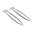 Brengun USN 150 gal Douglas Fuel Tank 1:48 (BRL48176)