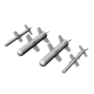   Brengun Bayraktar TB2 laser guided missiles (for Clear Prop kit) 1:48 (BRL48179)