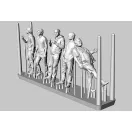 Brengun Aeroclub members-5 figures (3D print) 1:48 (BRL48188)