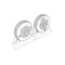 Brengun F4U Corsair Block Thread Wheels set 1:72 (BRL72218)