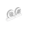 Brengun F4U Corsair Ribbed Thread Wheels set 1:72 (BRL72219)