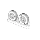 Brengun F4U Corsair Cross Thread Wheels set 1:72 (BRL72221)