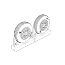 Brengun F4U Corsair Late Ribbed Thread (late '50s) Wheels set 1:72 (BRL72222)