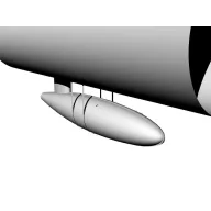Brengun F6F Fuel tank 1:72 (BRL72225)