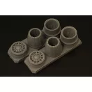 Brengun F/A-18 E/F engine nozzles set (Revell kit) 1:72 (BRL72258)