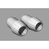   Brengun F/A-18 A/B/C/D Hornet GE F404 engine nozzle 1:72 (BRL72290)