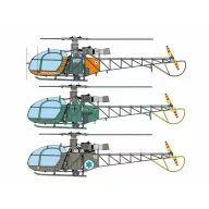 Brengun SA 318C Alouette II 1:72 (BRS72024)
