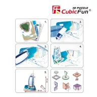 CubicFun Burj Al Arab 3D Puzzle C065h