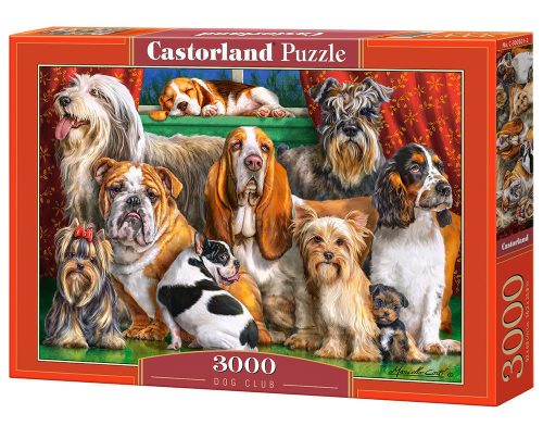 Castorland Dog Club, Puzzle 3000 db-os (C-300501-2)